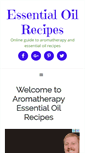 Mobile Screenshot of essential-oil-recipes.com